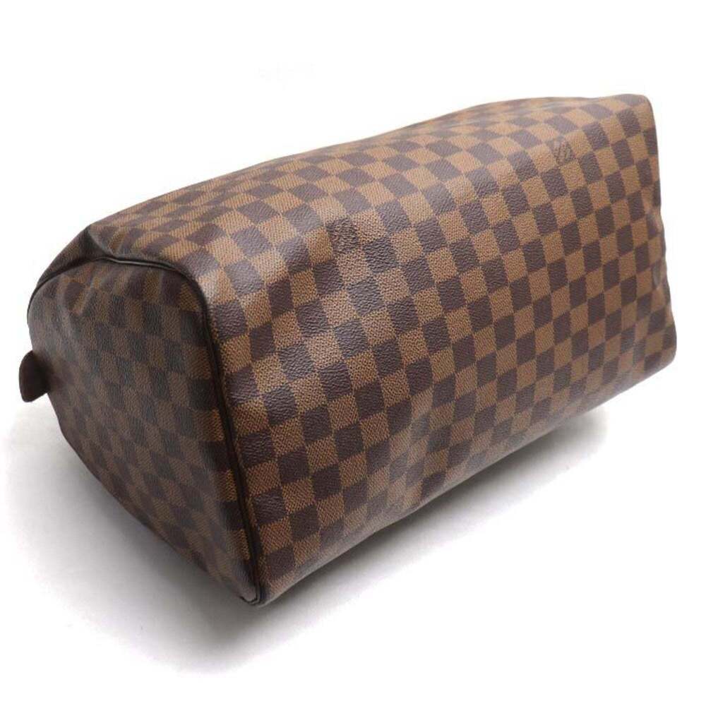 LOUIS VUITTON Authentic Brown Damier Speedy 35 Boston Bag - Picture 3 of 10